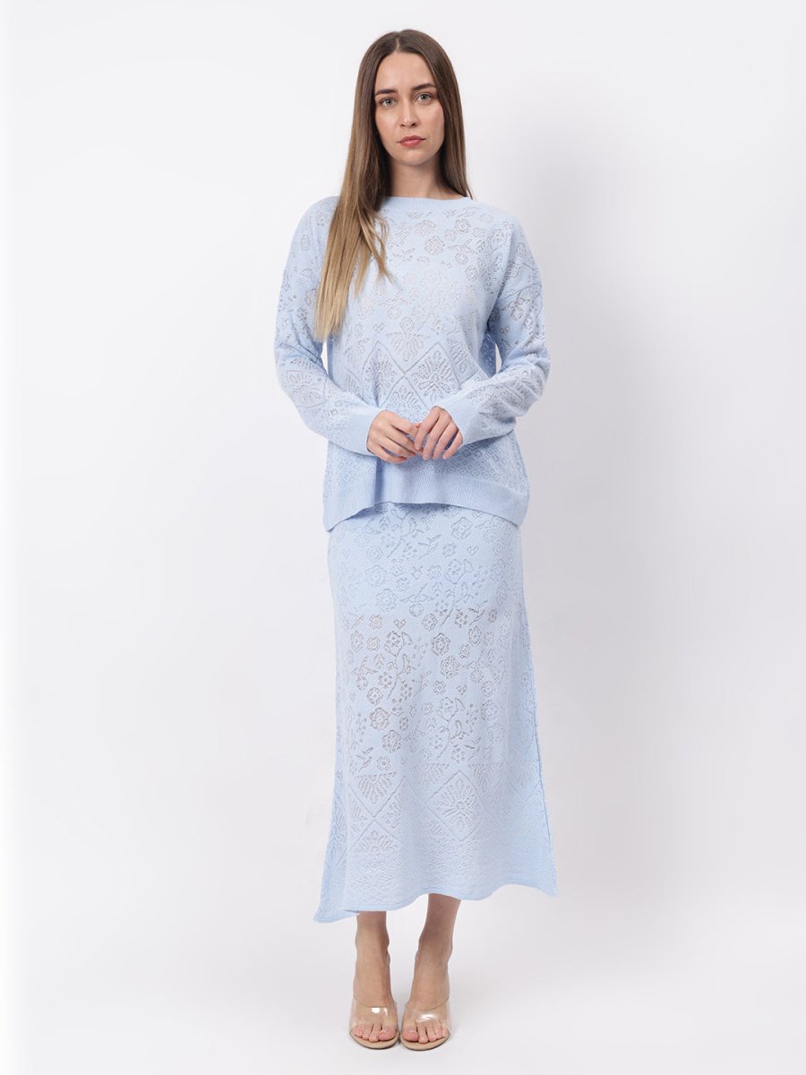 Gaiia Self Design Winter Skirt Co - Ord Set - GAIIA